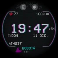 VCR Digits Watch Face